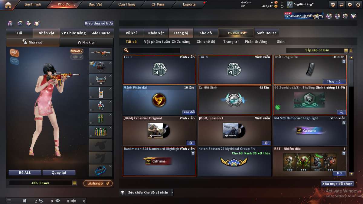 shop acc cf uy tin gia re